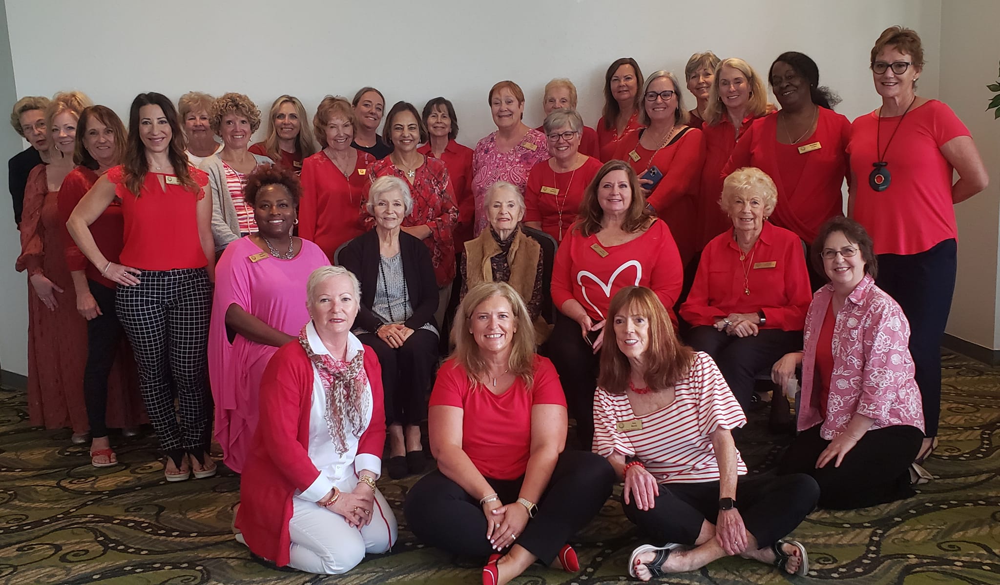 Cocoa Beach Woman's Club Wear Red Day